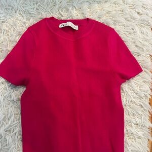 Zara Pink Short Sleeve Tee
